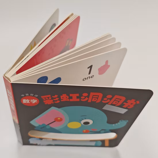 Serviço de impressão de livros personalizados para crianças com corte e vinco